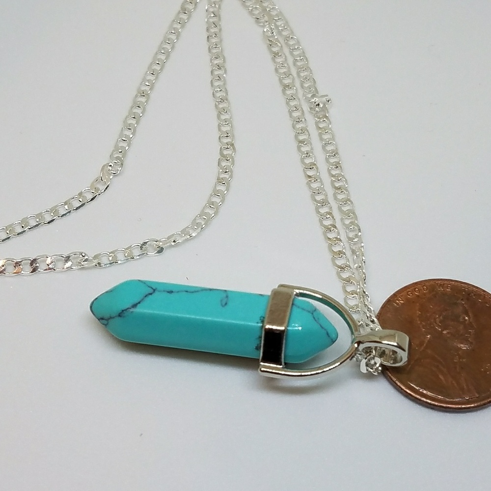 NWOT Natural Stone Necklace - Picture 5 of 6